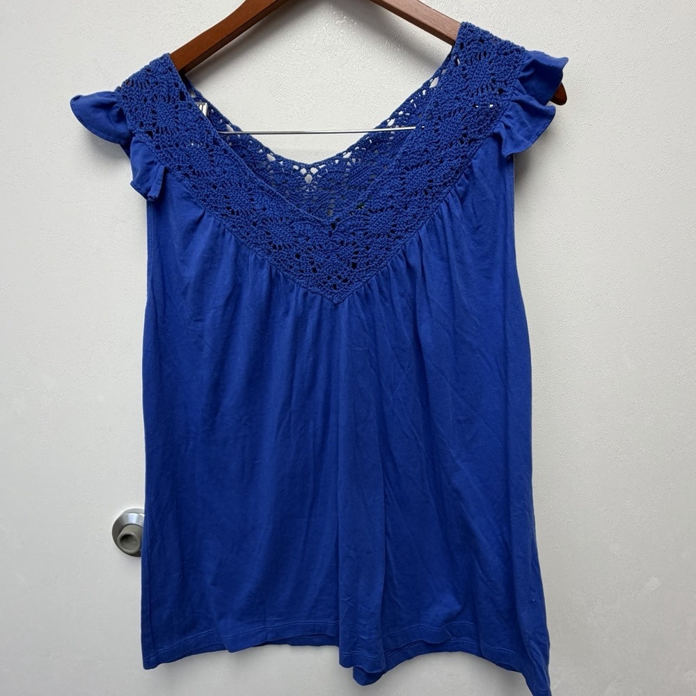 Lauren Ralph Lauren XL Bundle Green Blue Tank Crochet Boho Chic Y2K Preppy - Picture 7 of 12